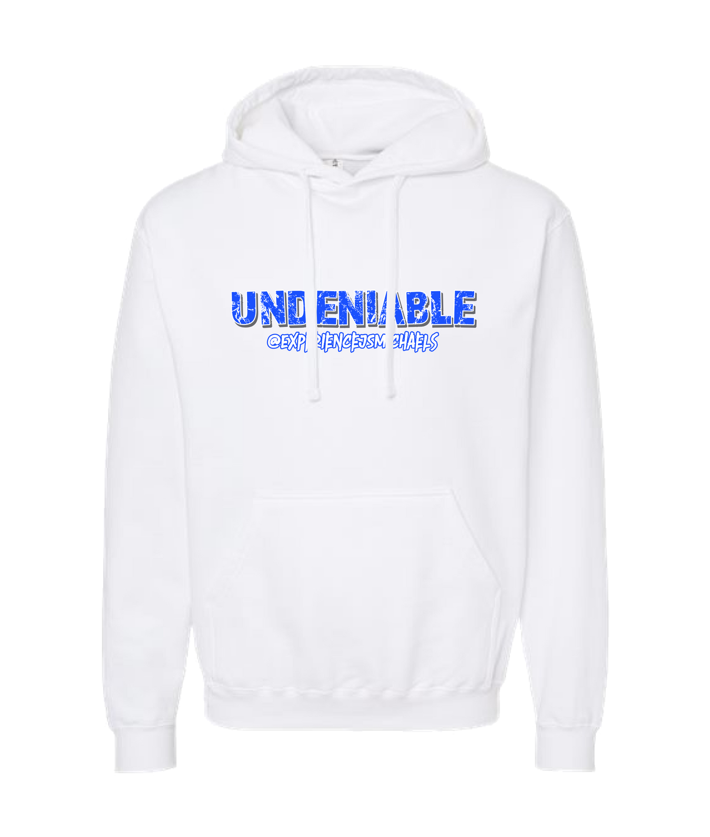V-EJMTOP - UNDENIABLE - White Hoodie