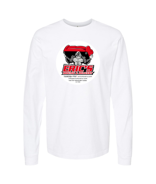 Eric's Movers - Couch Lift - White Long Sleeve T