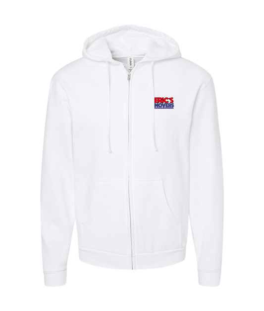 Eric's Movers - $75 an Hour  - White Zip Up Hoodie