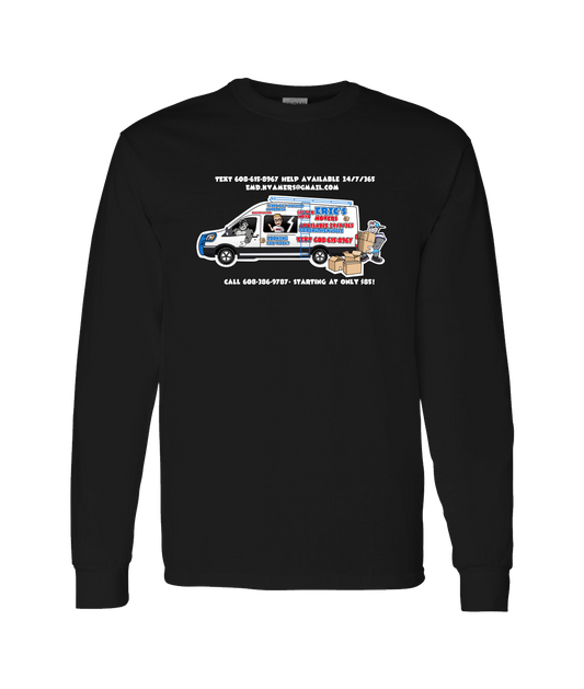 Eric's Movers - Moving Van - Black Long Sleeve T
