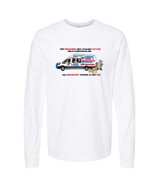 Eric's Movers - Moving Van - White Long Sleeve T