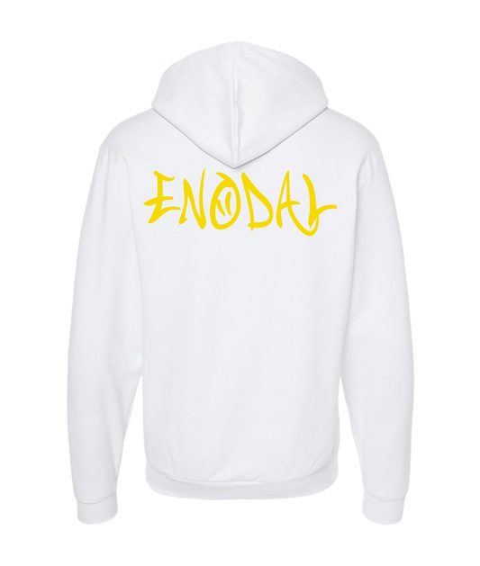 V-ENOTOP - DESIGN 1 - White Zip Up Hoodie