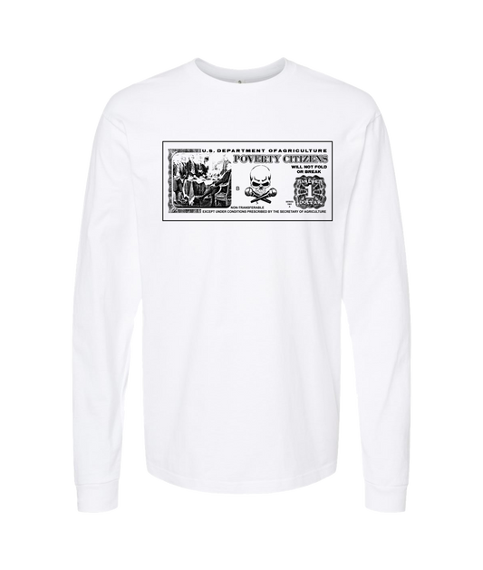 Ep!c of PovCiti - Poeverty Citizens - White Long Sleeve T
