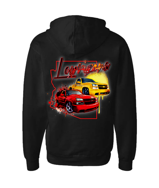 Edgar Sanchez - LOWRIZONA - Black Zip Up Hoodie