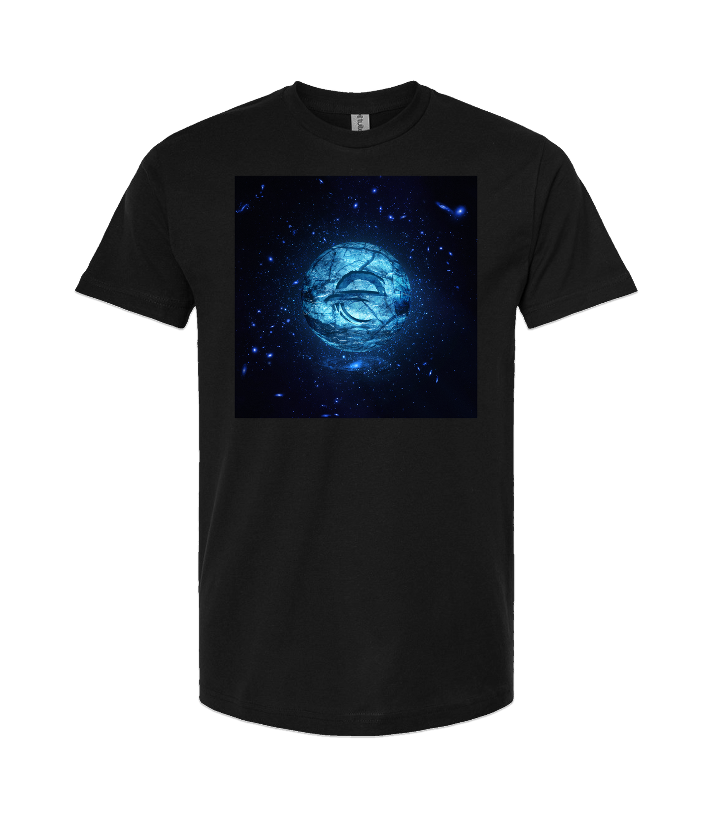 Evaize
 - Blue Moon - Black T Shirt