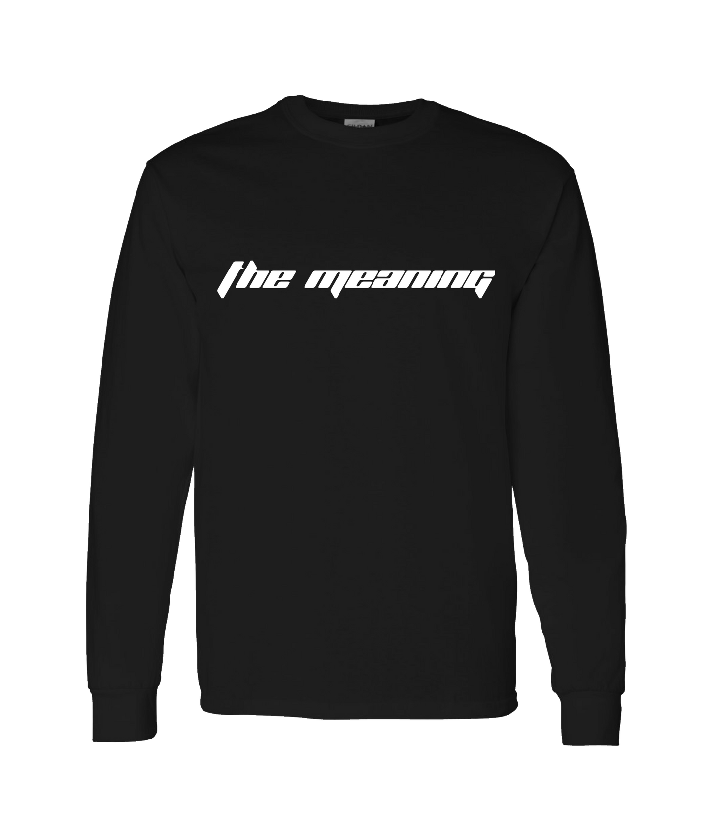 V-EXPTOP - THE MEANING - Black Long Sleeve T