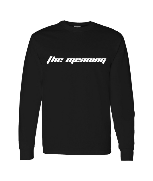 V-EXPTOP - THE MEANING - Black Long Sleeve T