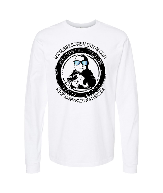 V-FATOP - BRYSON'S VISION - White Long Sleeve T