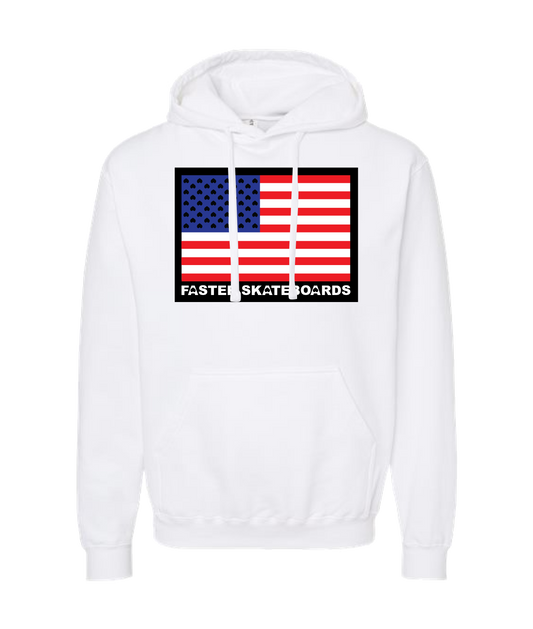 V-FASTOP - FLAG - White Hoodie