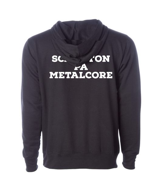V-FATMTOP - Rose - Black Hoodie