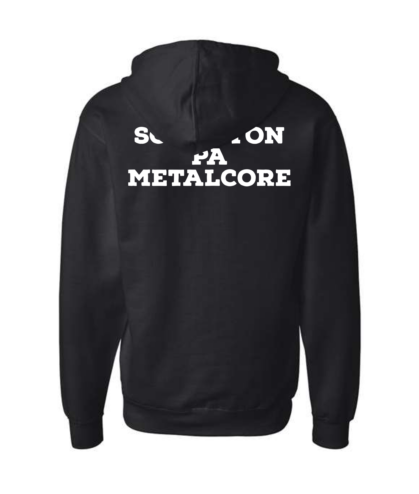 V-FATMTOP - Rose - Black Zip Up Hoodie