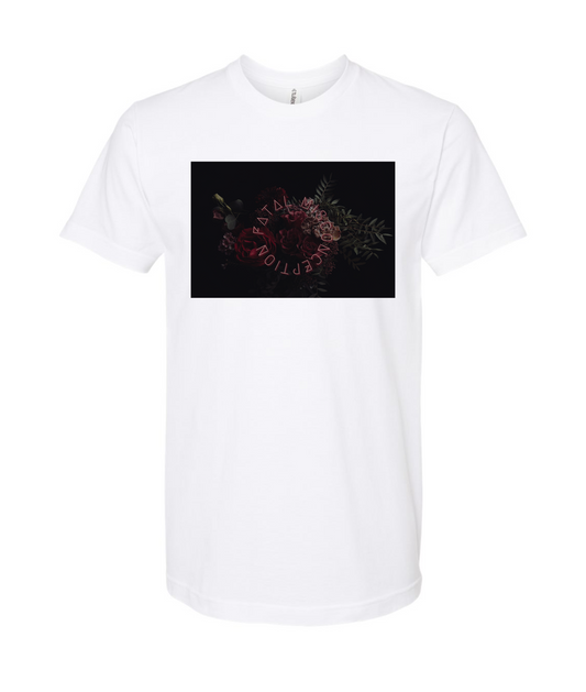 V-FATMTOP - Rose - White T Shirt