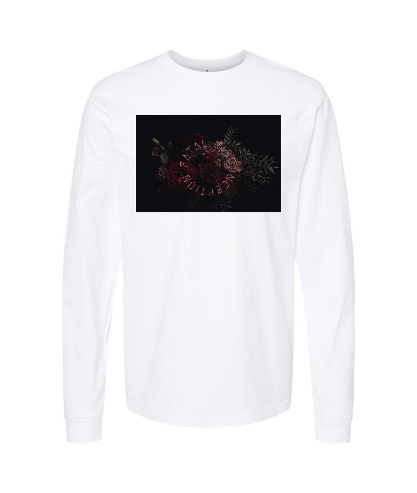 Fatal Misconception - Rose - White Long Sleeve T