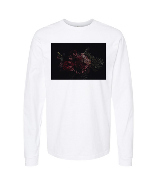 V-FATMTOP - Rose - White Long Sleeve T