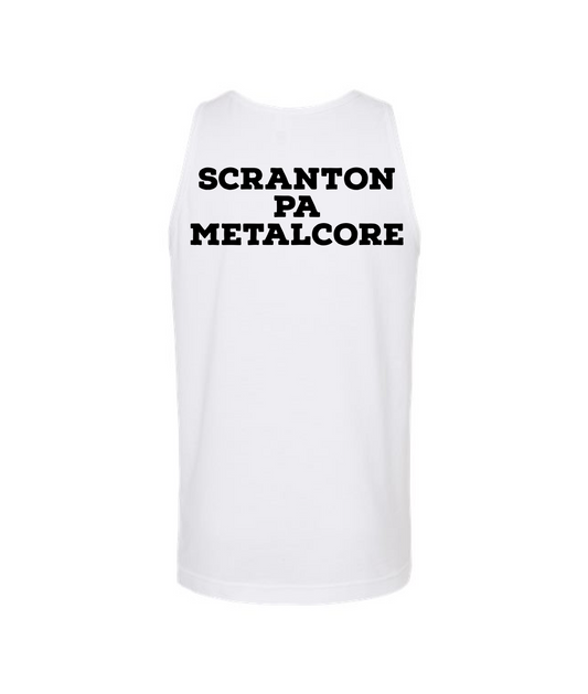 V-FATMTOP - Rose - White Tank Top