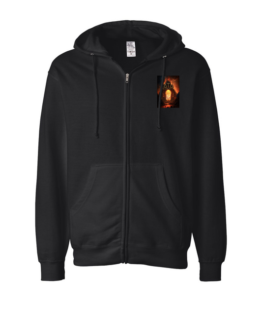 V-FATMTOP - Gateway - Black Zip Up Hoodie