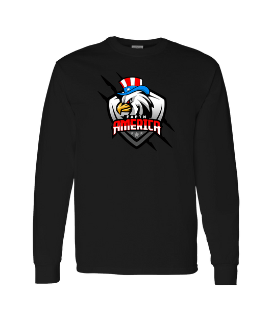 FaptnAmerica - American Eagle  - Black Long Sleeve T