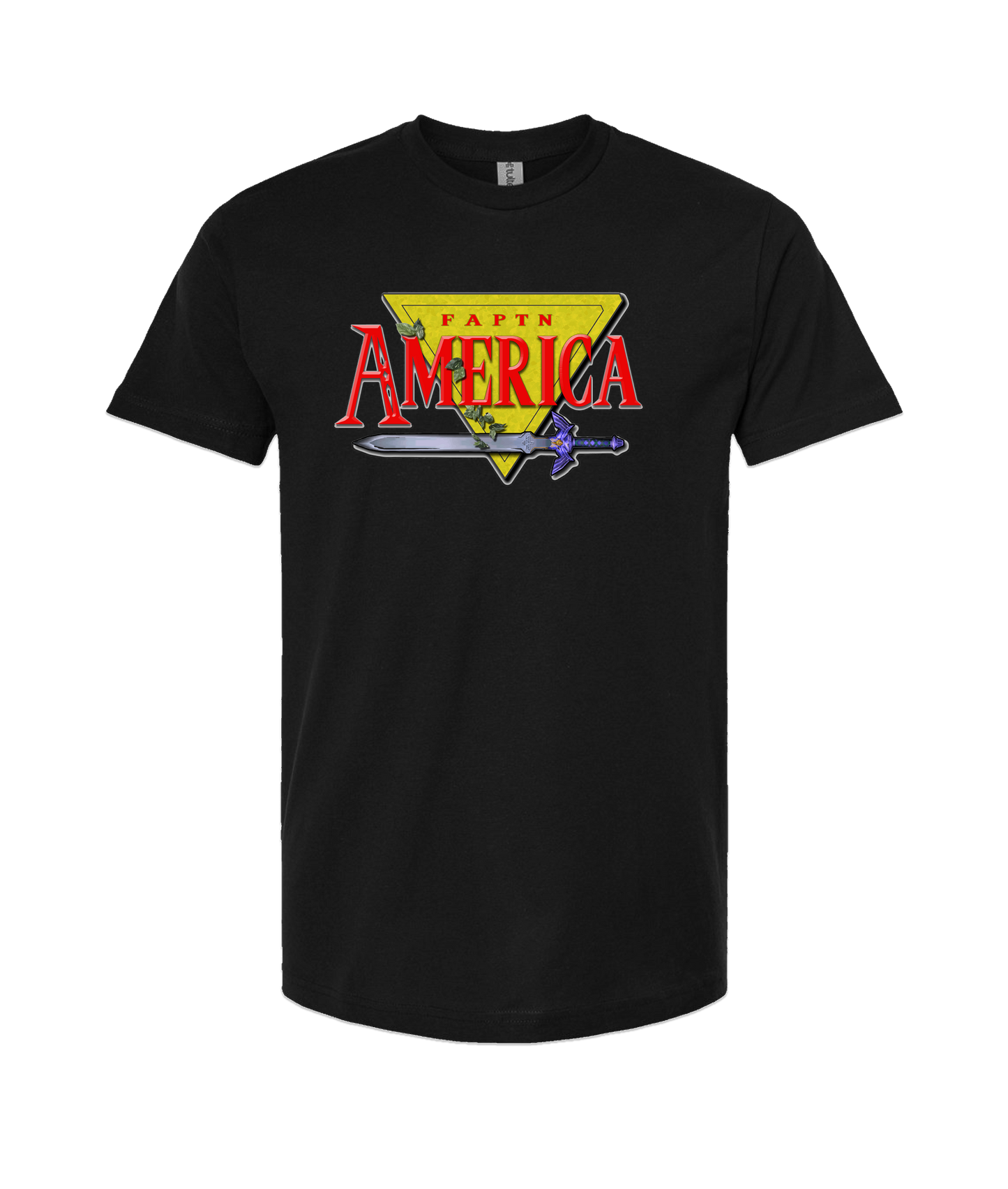 FaptnAmerica - Fapelda - Black T-Shirt