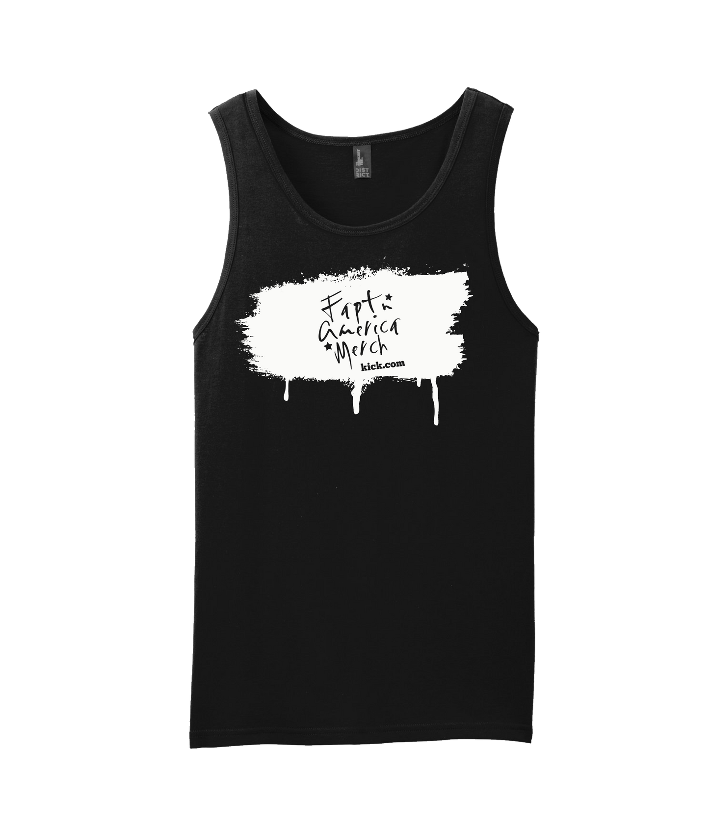 V-FATOP - Merch Kick.com - Black Tank Top
