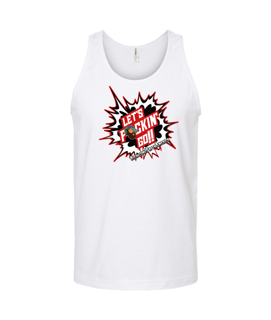 V-FATOP - Let's F(AAH)CKING GO!! - White Tank Top