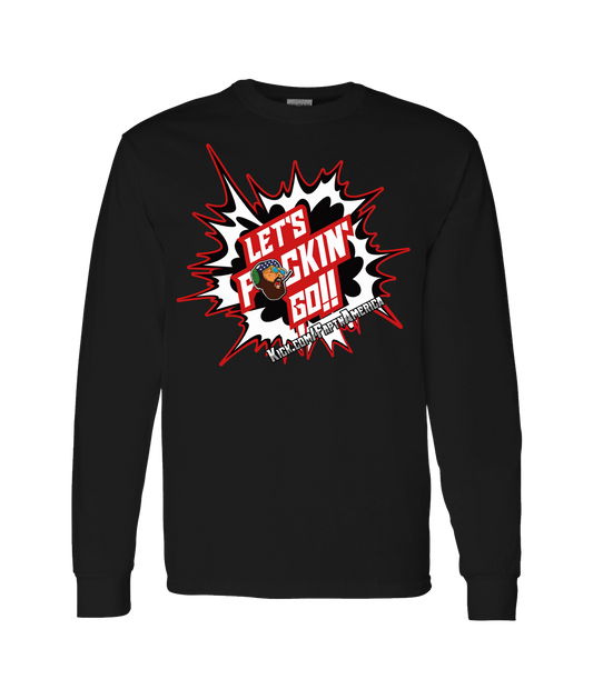 V-FATOP - Let's F(AAH)CKING GO!! - Black Long Sleeve T