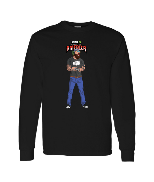 V-FATOP - Playing - Black Long Sleeve T