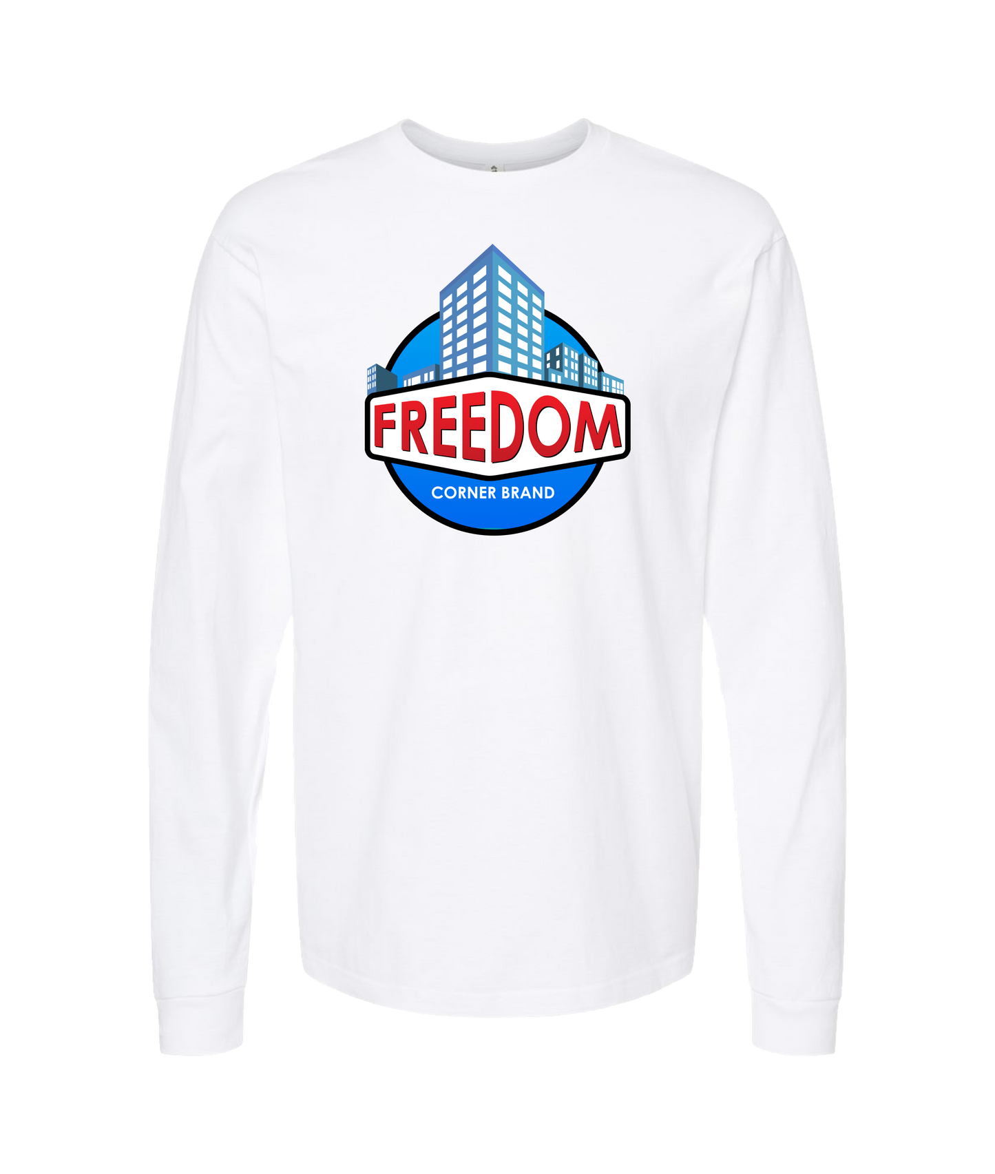 Freedom Corner Brand - FREEDOM - White Long Sleeve T