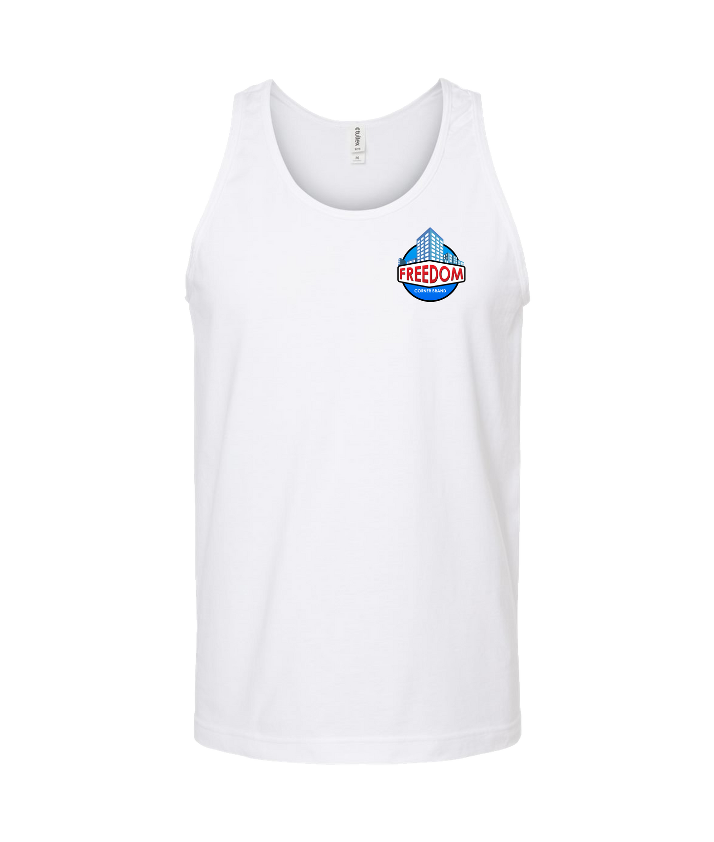 Freedom Corner Brand - FREEDOM - White Tank Top