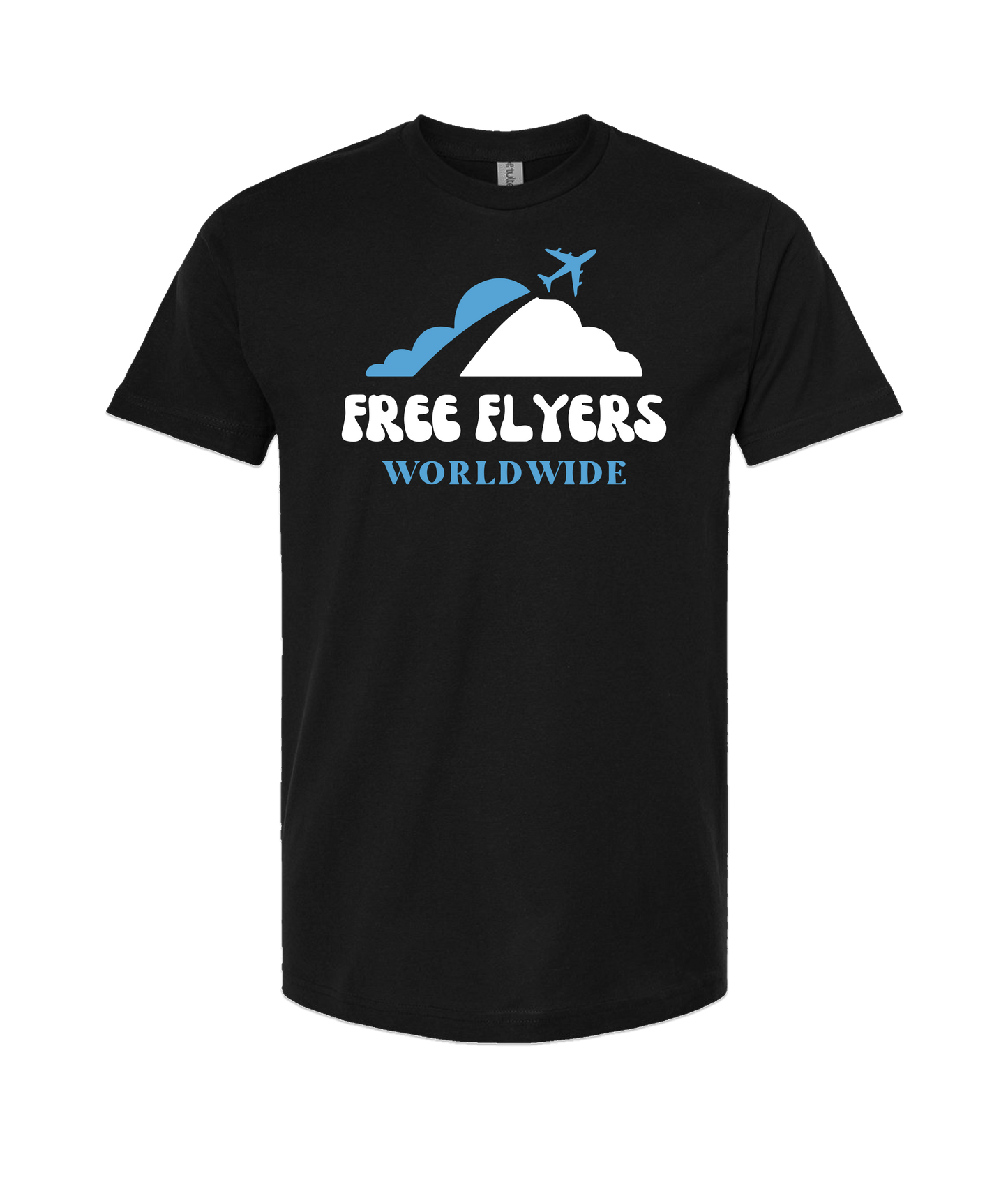 John Mana and the Free Flyers - Free Flyers Worldwide 1 - Black T-Shirt