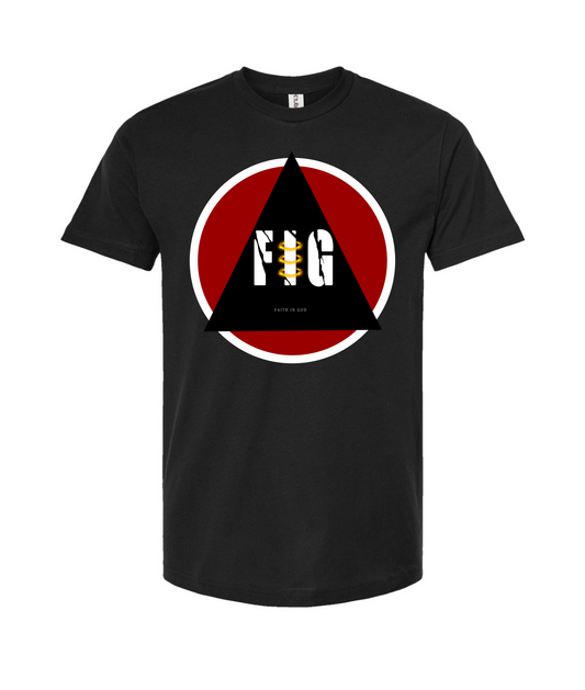 V-FIGBTOP - FAITH IN GOD - Black T-Shirt