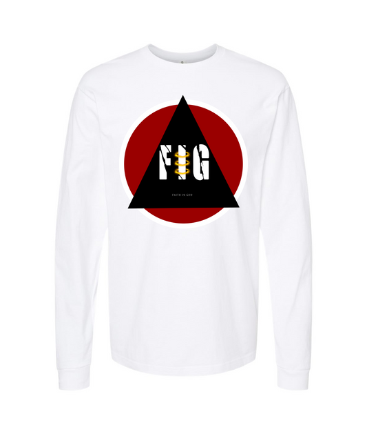 V-FIGBTOP - FAITH IN GOD - White Long Sleeve T
