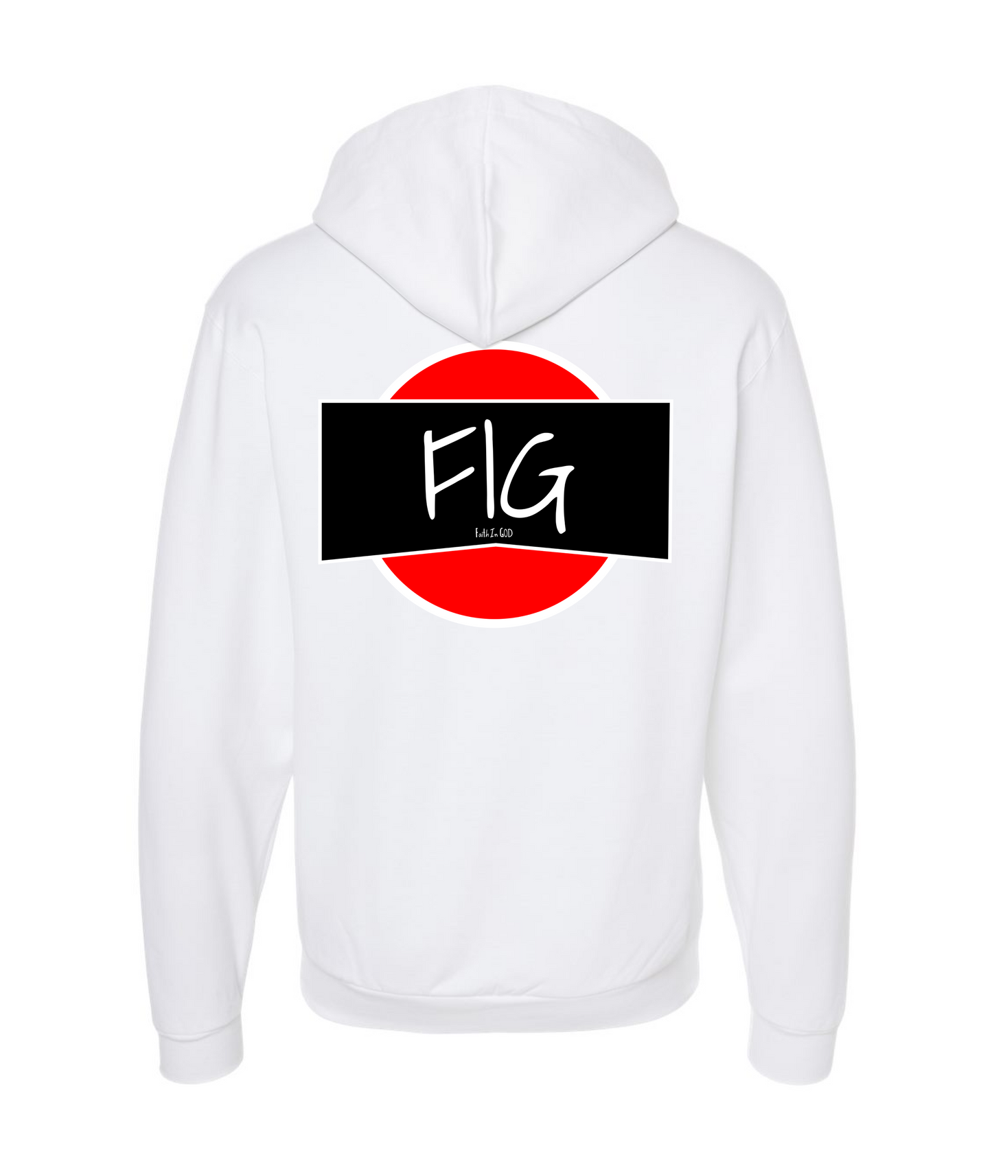 The FIG Brand - FAITH IN GOD - White Zip Up Hoodie