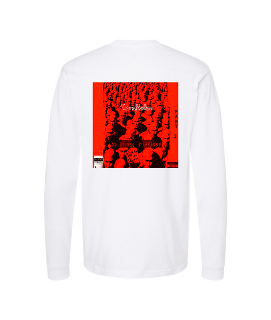 V-FIGBTOP - NO CLONES IN HEAVEN - White T Shirt