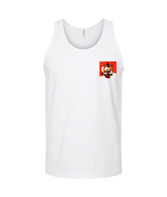 V-FIGBTOP - NO CLONES IN HEAVEN - White Tank Top