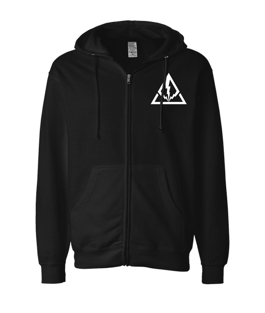 V-FILTOP - TRIBOLT - Black Zip Up Hoodie
