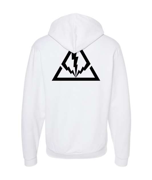 V-FILTOP - TRIBOLT - White Zip Up Hoodie