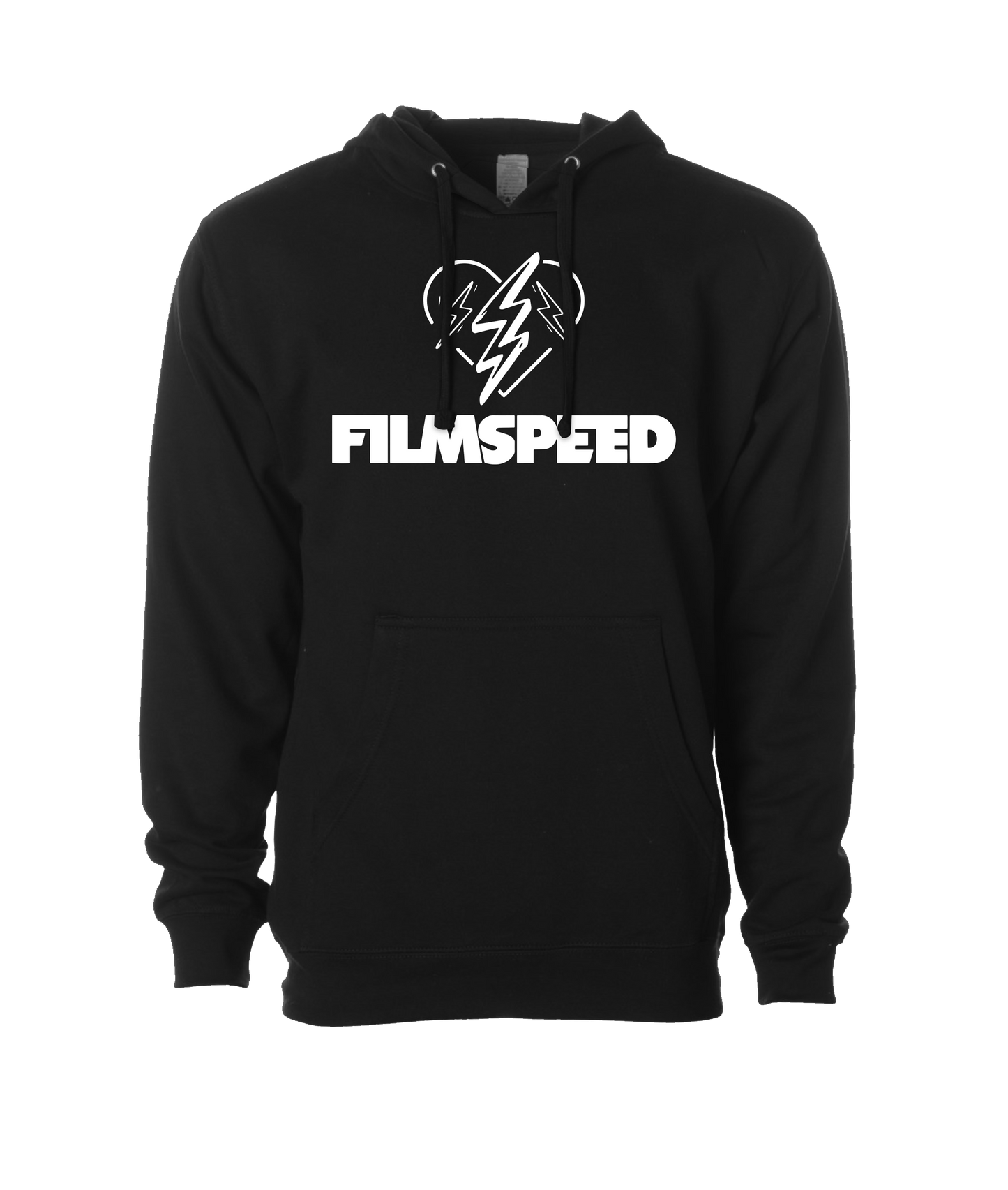 FILMSPEED - BOLT HEART - Black Hoodie