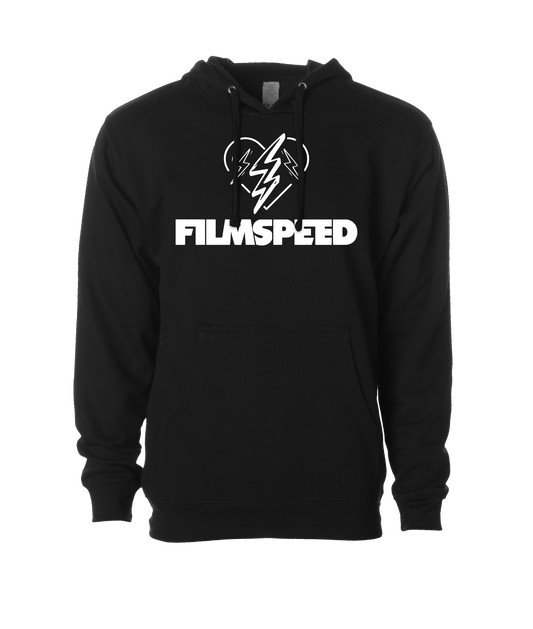 V-FILTOP - BOLT HEART - Black Hoodie
