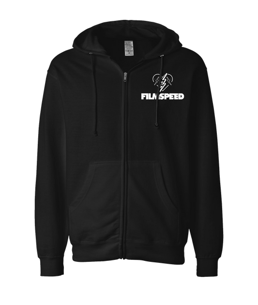 V-FILTOP - BOLT HEART - Black Zip Up Hoodie