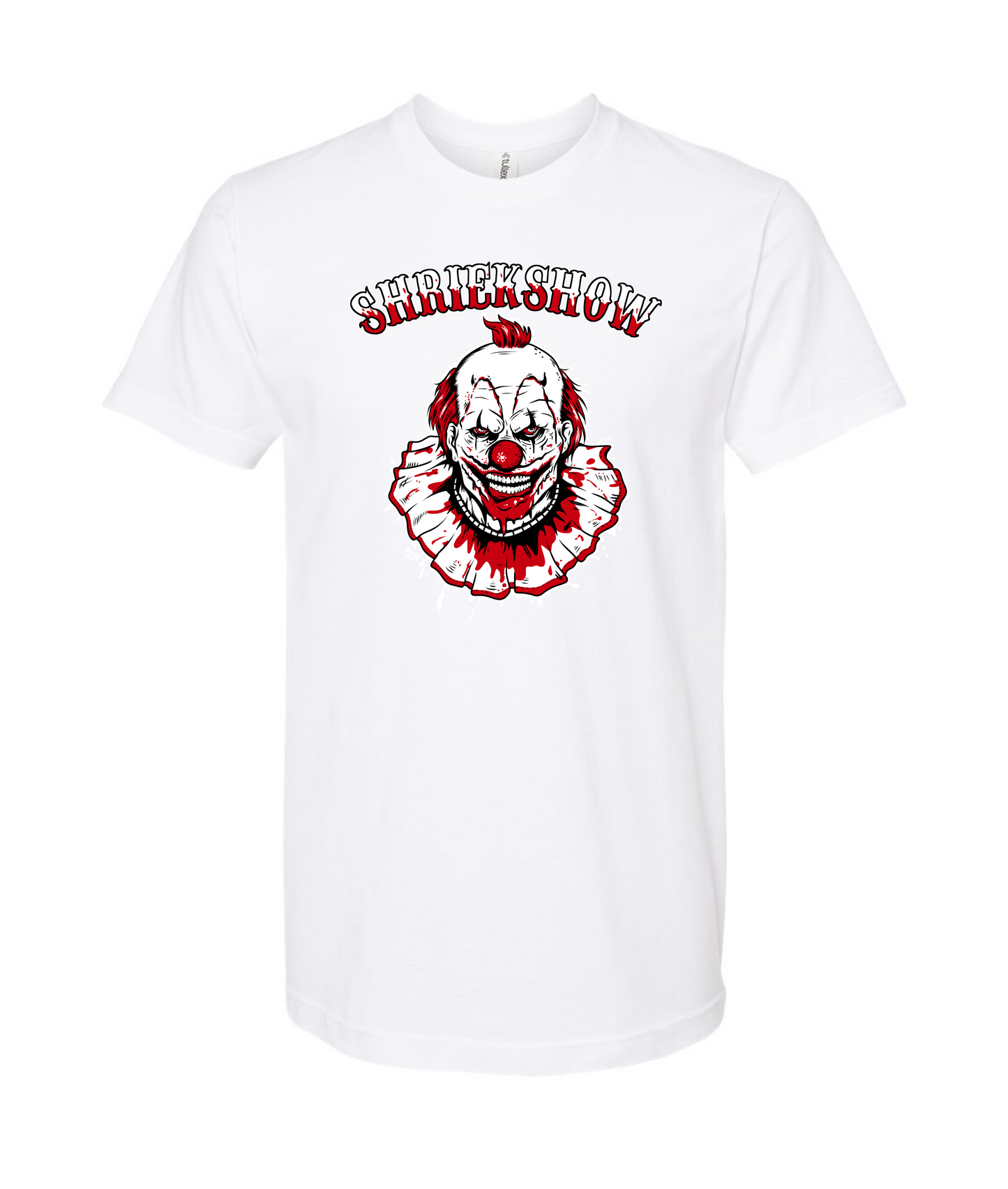 Fuzzy Monkey Films - Shriekshow - White T-Shirt