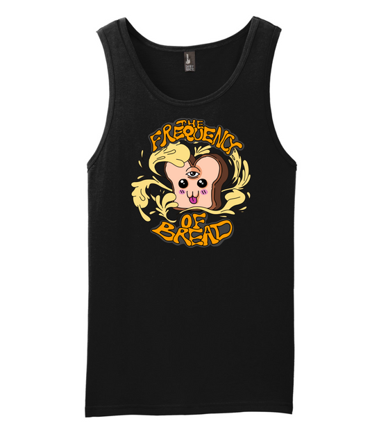 The Frequency of Bread - Logo - Black Tank Top