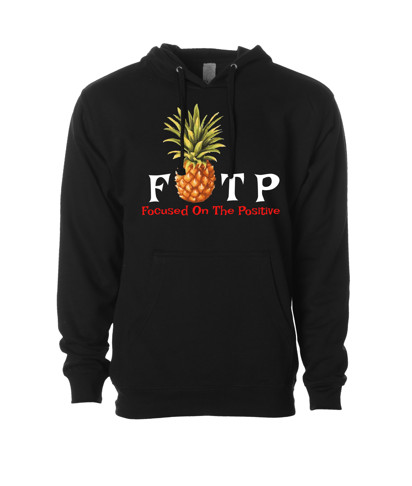 V-FOTPTOP - PINEAPPLE - Black Hoodie