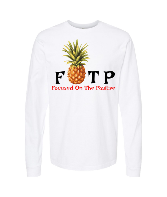 V-FOTPTOP - PINEAPPLE - White Long Sleeve T