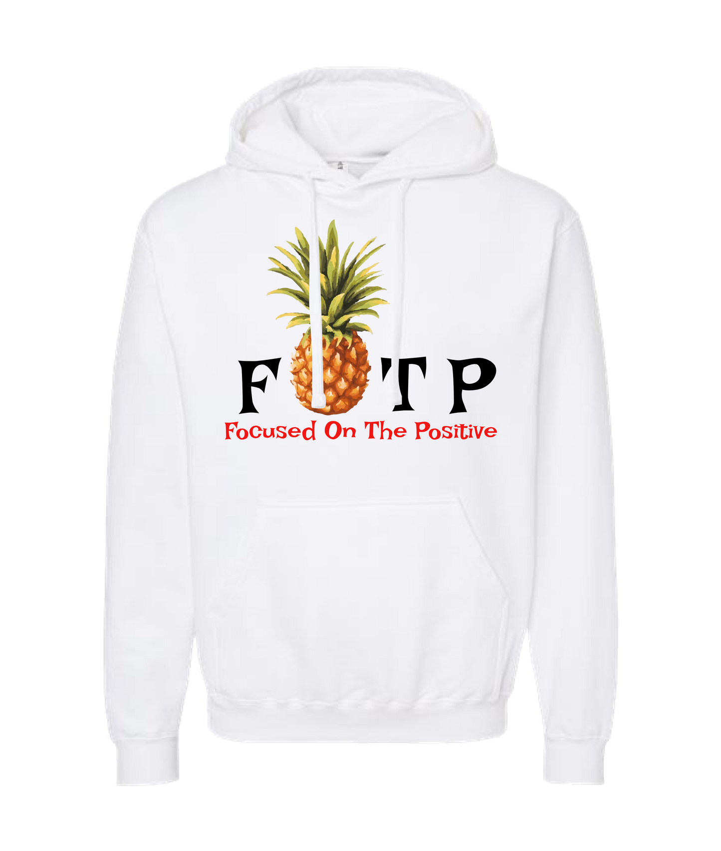 V-FOTPTOP - PINEAPPLE - White Hoodie