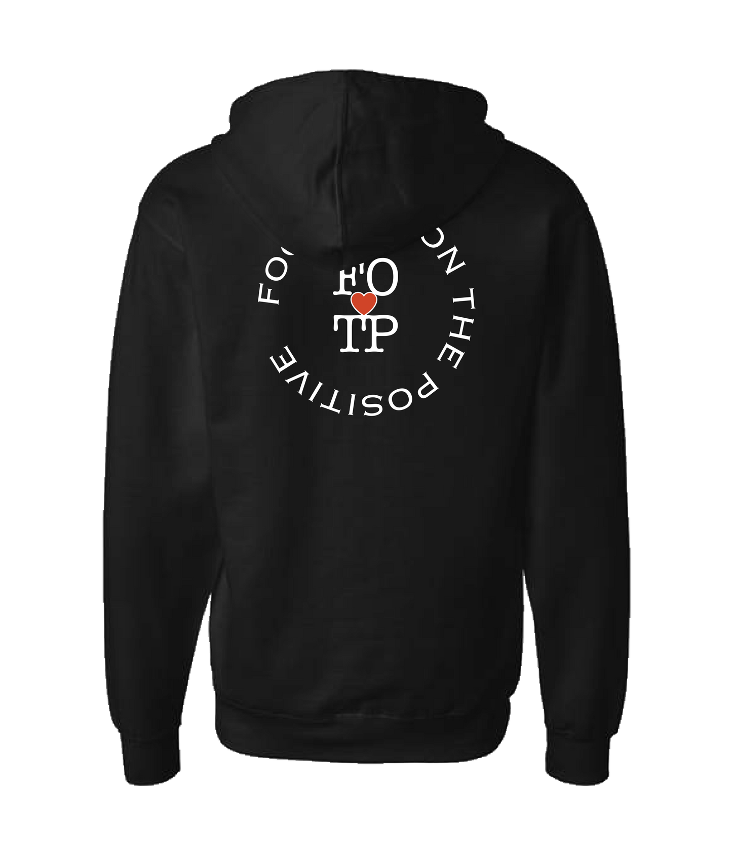 V-FOTPTOP - I <3 FOTP - Black Zip Up Hoodie