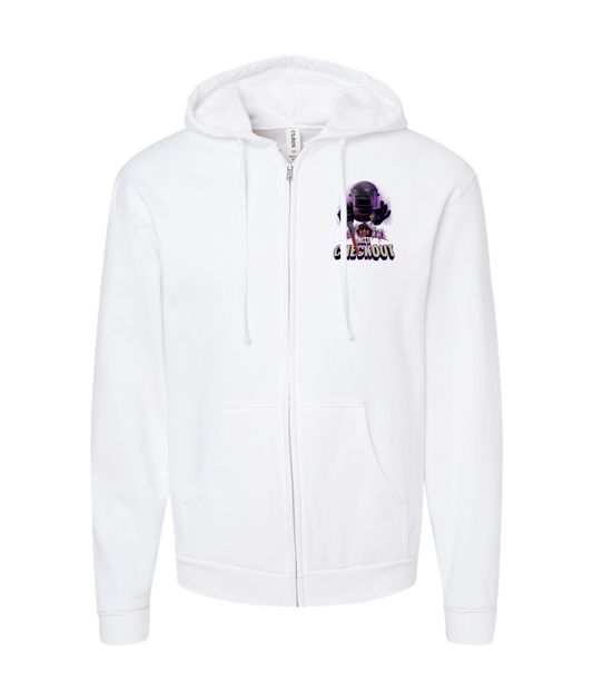 V-FTPTOP - OG LC - White Zip Up Hoodie