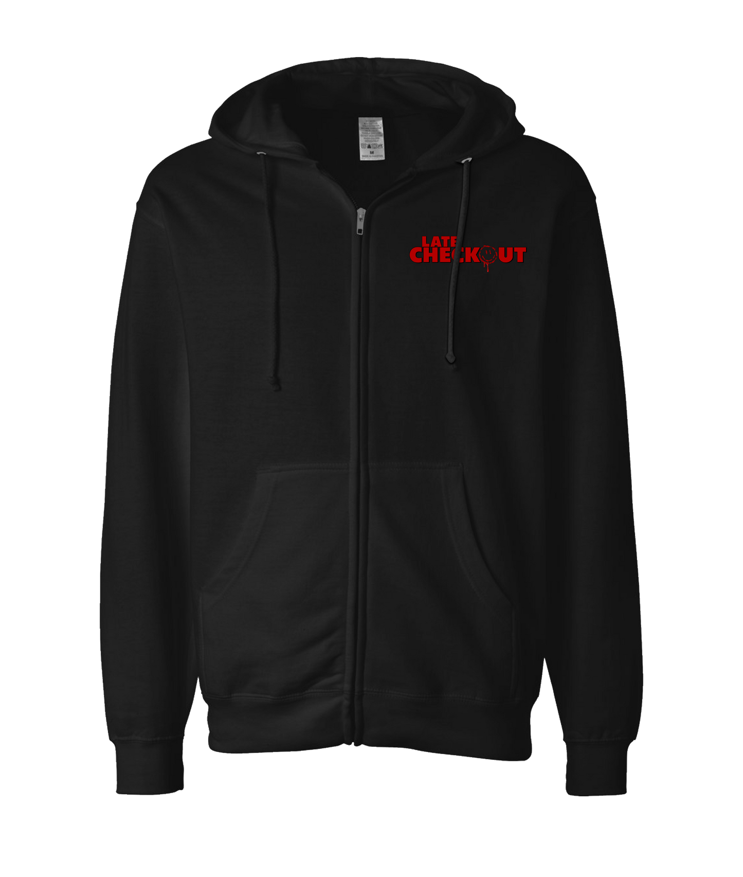 Film Trash Productions - Logo - Black Zip Up Hoodie