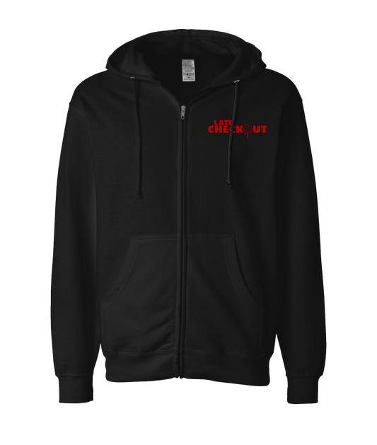 V-FTPTOP - Logo - Black Zip Up Hoodie
