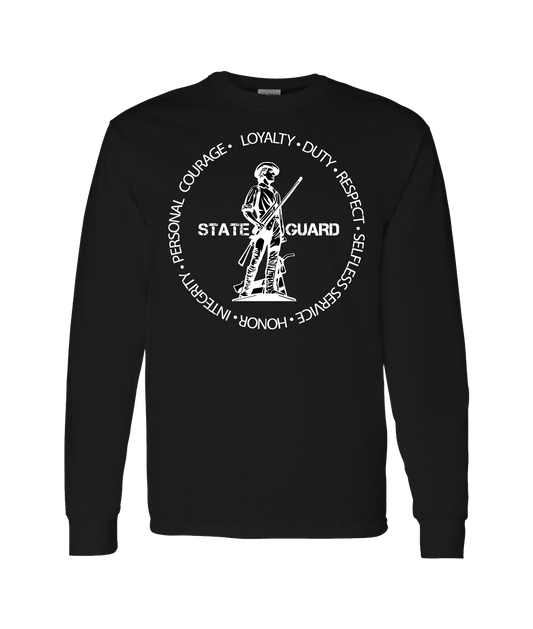 V-SGATOP - STATE GUARD - Black Long Sleeve T