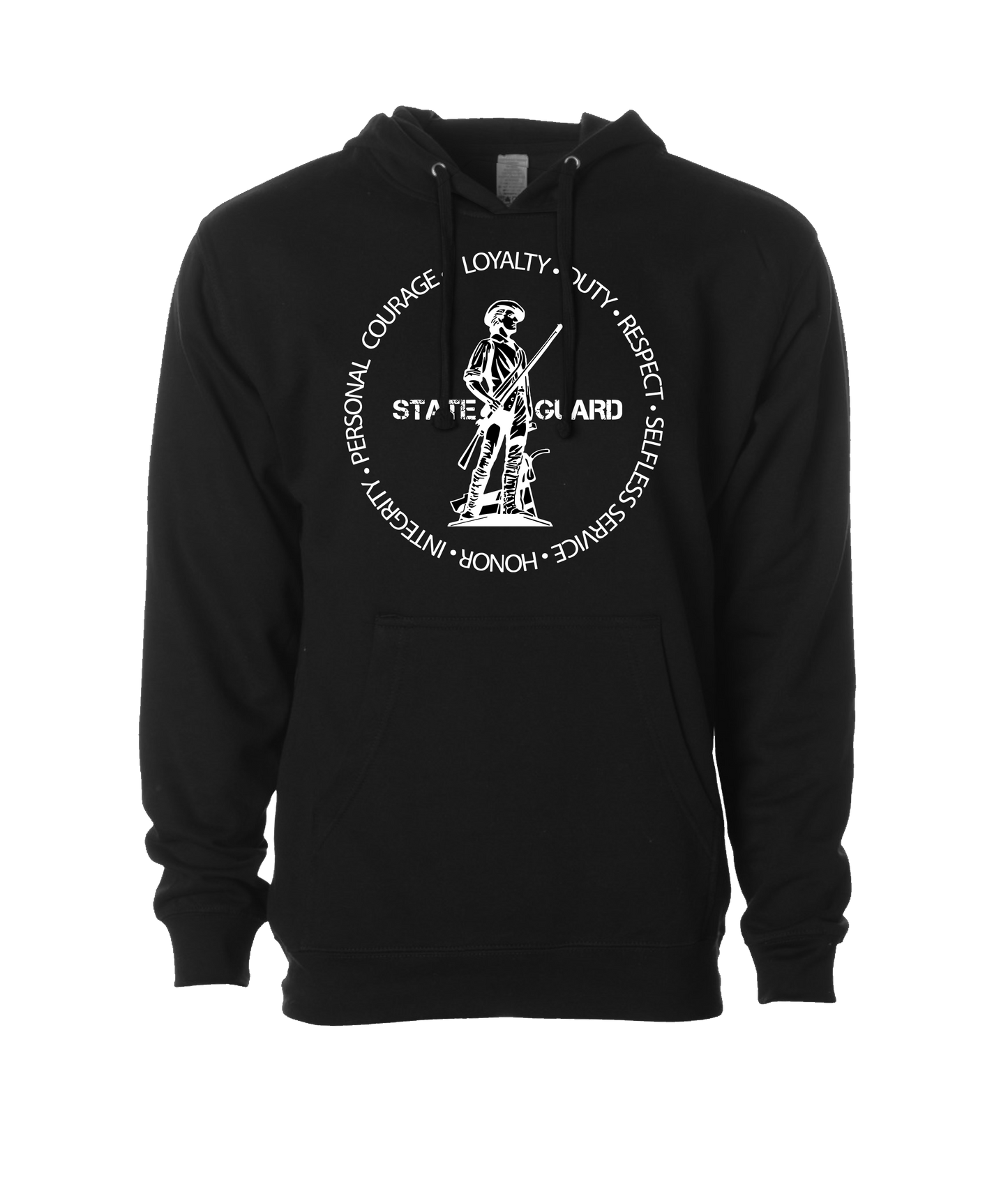V-SGATOP - STATE GUARD - Black Hoodie